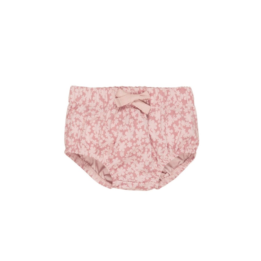 Baby [0-23M] Huxbaby Bottoms | Huxbaby Smile Floral Bloomer - Dusty Rose