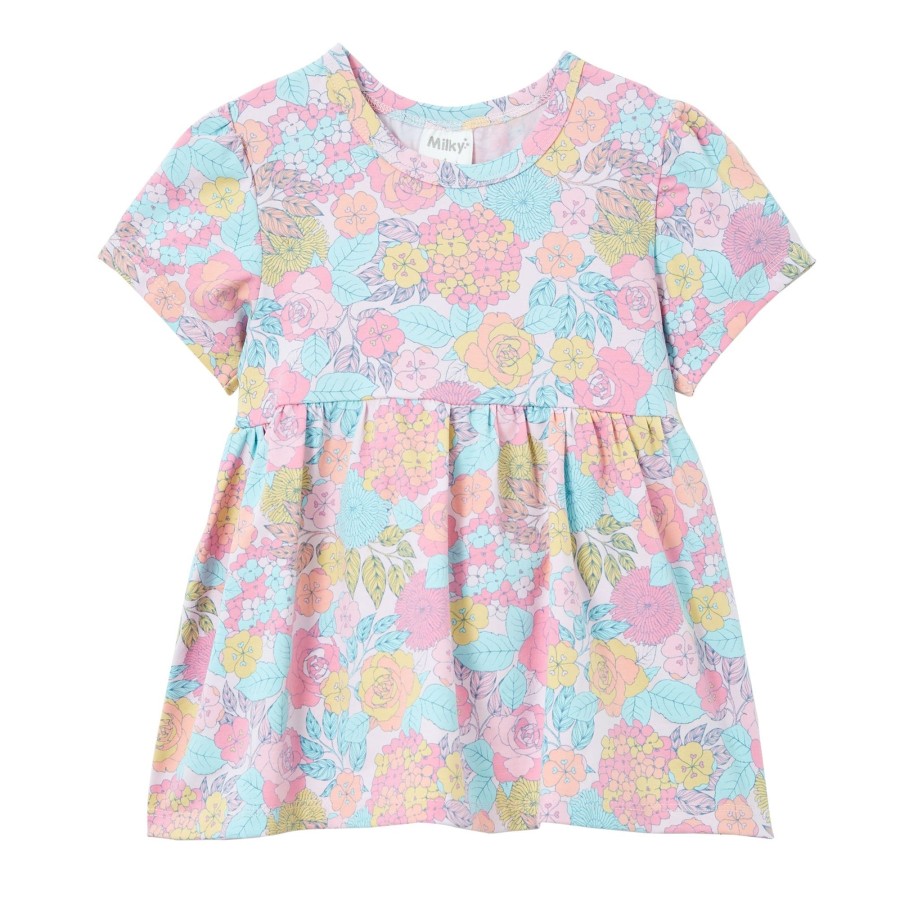 Child [2-14] Milky Tops | Milky Azalea Swing Tee - Blossom Pink