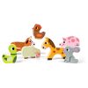 Baby [0-23M] Janod Wooden Toys | Janod - Farm Chunky Puzzle