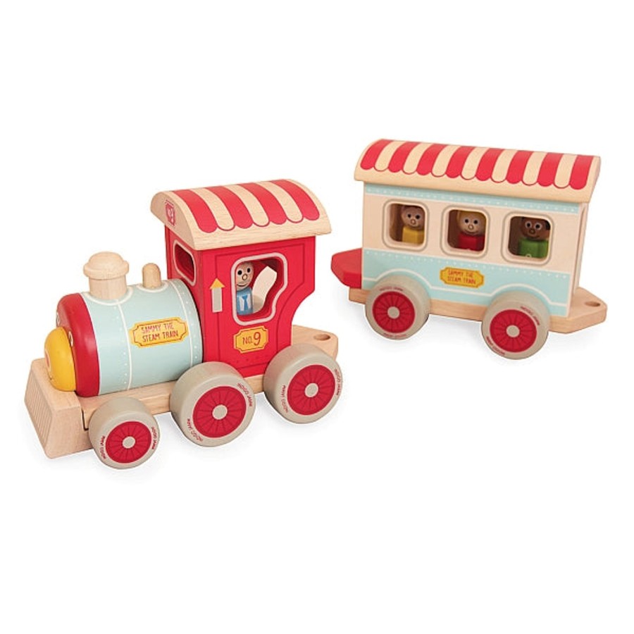 Baby [0-23M] Indigo Jamm Wooden Toys | Indigo Jamm - Sammy Steam Train