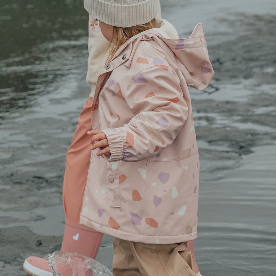 Baby [0-23M] Crywolf Rainwear | Crywolf Explorer Jacket - Blush Stones