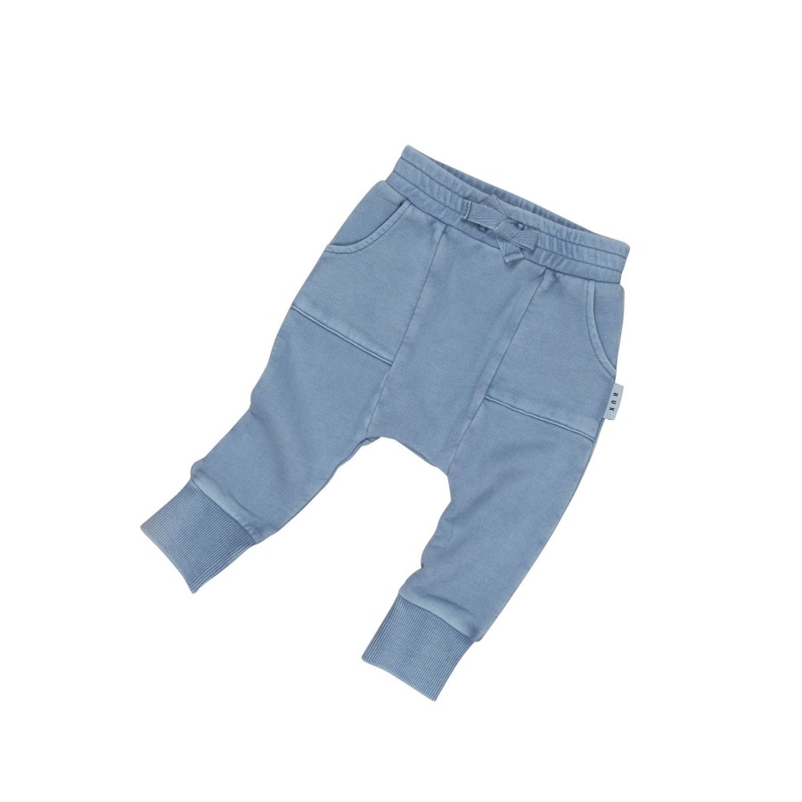 Child [2-14] Huxbaby Bottoms | Huxbaby Vintage Lake Pocket Drop Crotch Pant