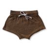 Child [2-14] Grown Knitwear | Grown Linen Knit Shorts - Mocha