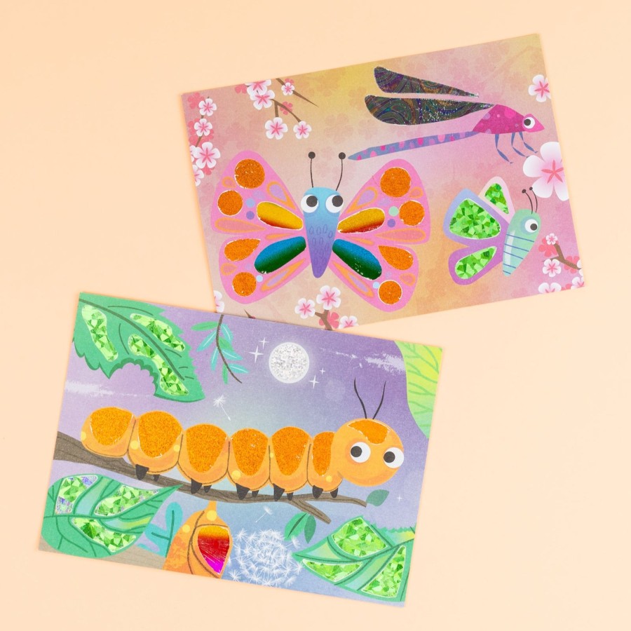 Play + Learn Tiger Tribe Activity Sets | Foil Art - Bug World