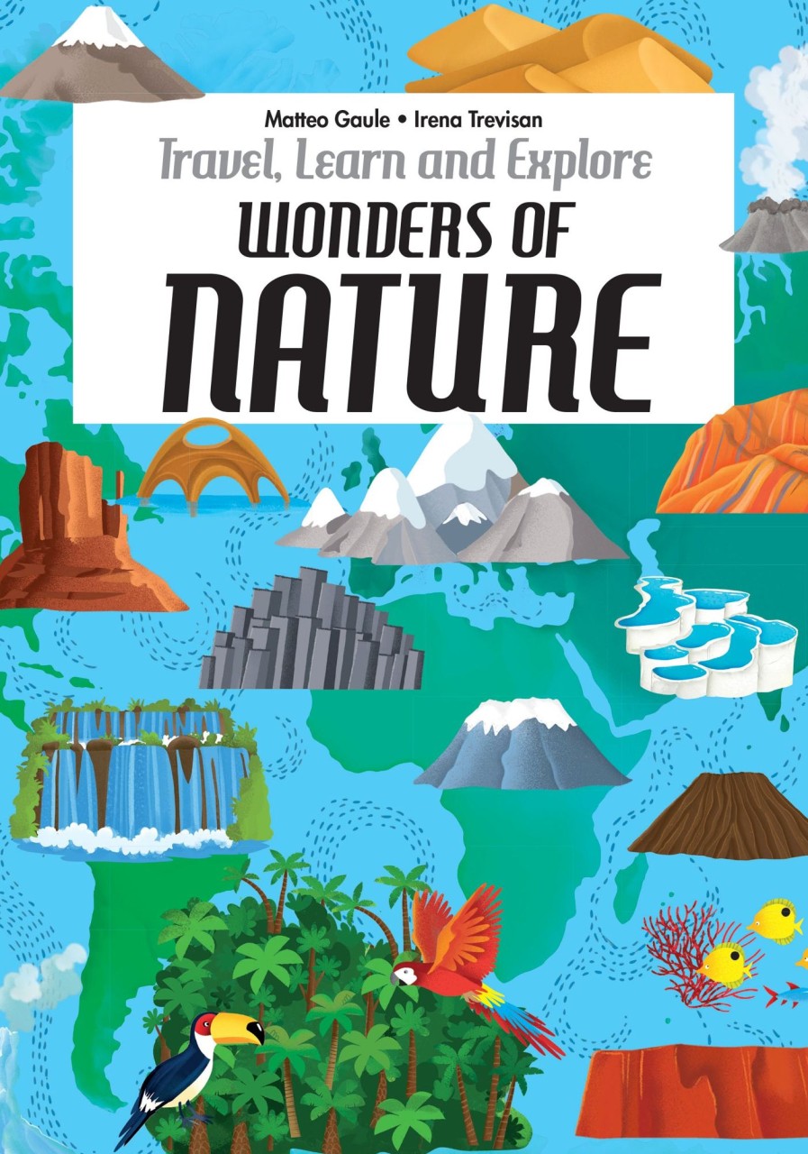 Play + Learn Sassi Books | Travel Learn Explore Puzzle & Book Set - Wonders Of Nature