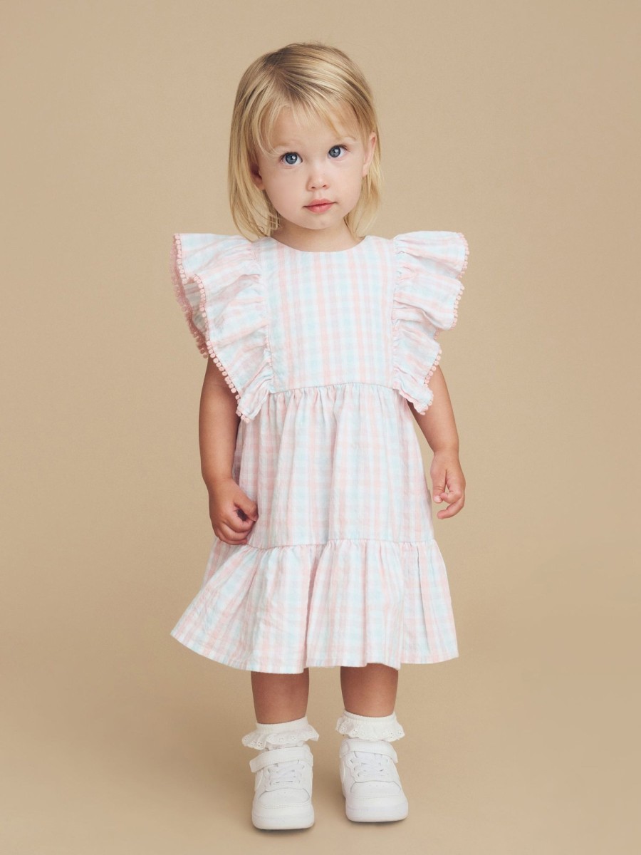 Baby [0-23M] Huxbaby Dresses | Huxbaby Jewel Check Dress