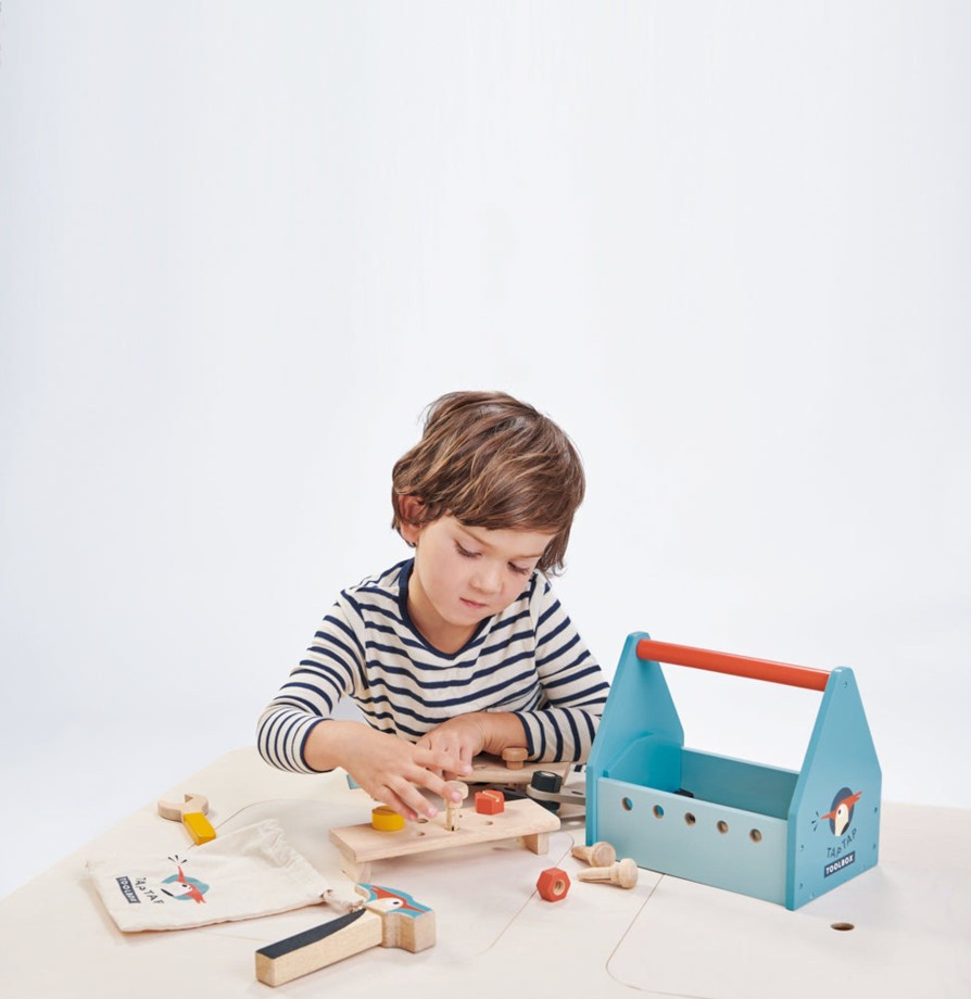 Play + Learn Tenderleaf Wooden Toys | Tap Tap Tool Box