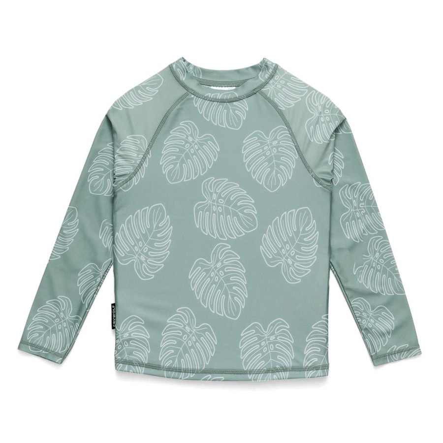 Child [2-14] Crywolf Swim | Crywolf Rash Vest Jade Monstera