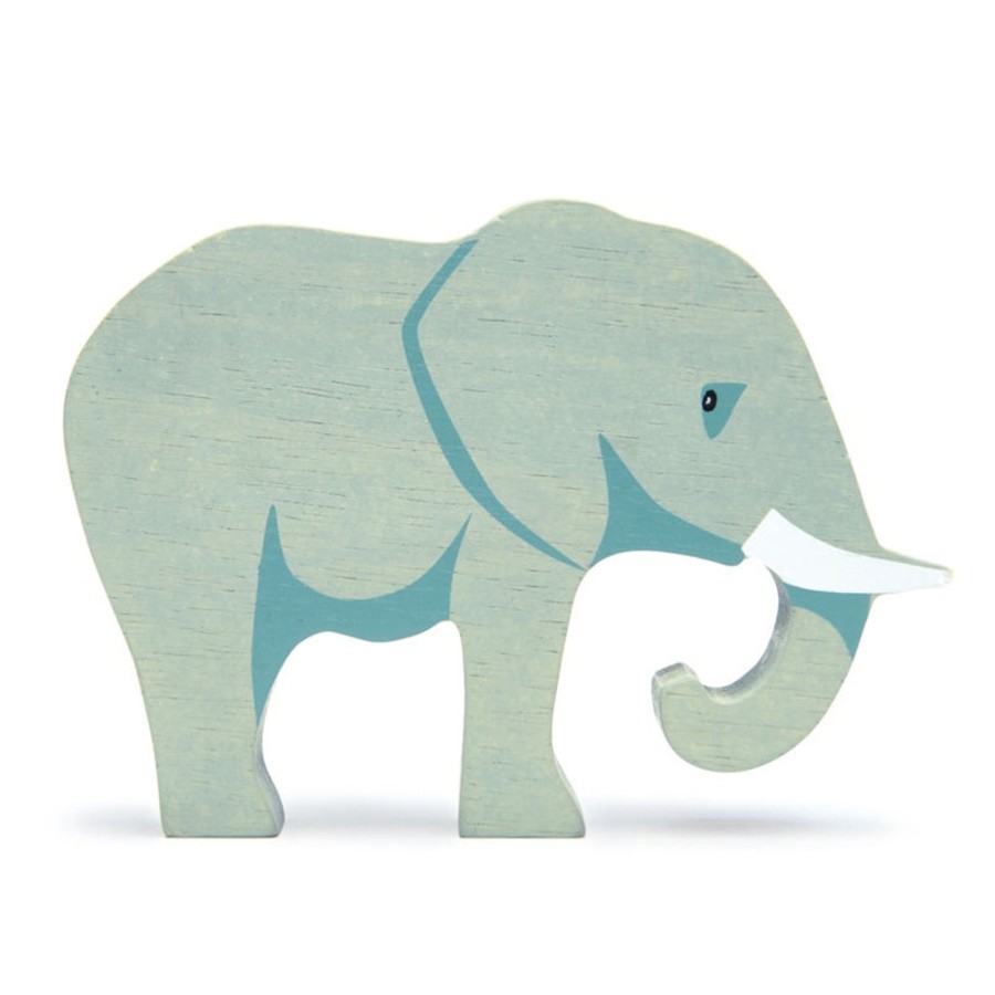 Play + Learn Tenderleaf Wooden Toys | Wooden Safari Animal - Elephant