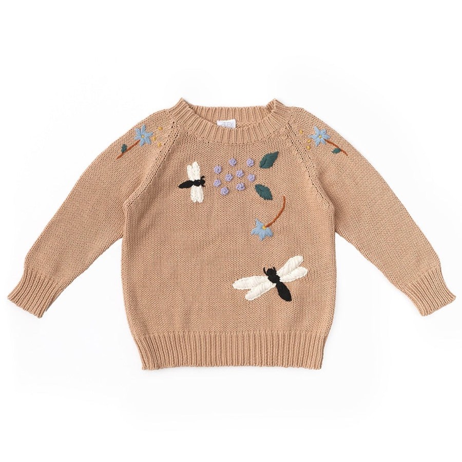 Child [2-14] Alex & Ant Jumpers | Alex & Ant Flora Knit Sweater - Brulle