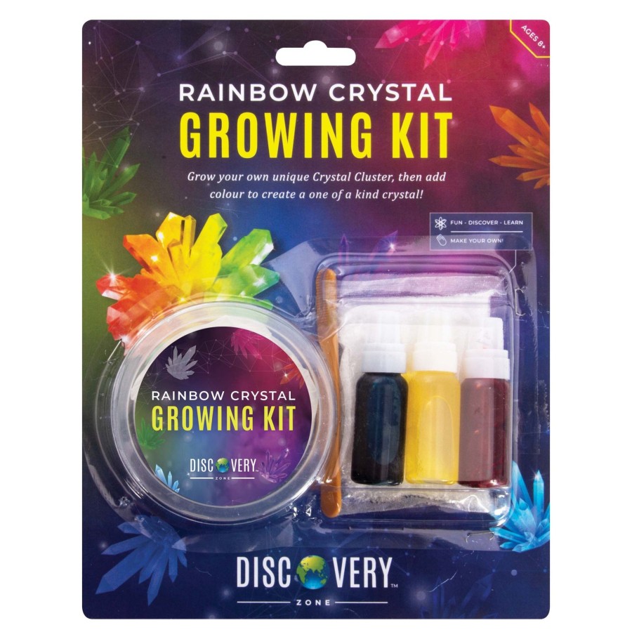 Play + Learn IS GIFT S.T.E.M. | Rainbow Crystal Growing Kit