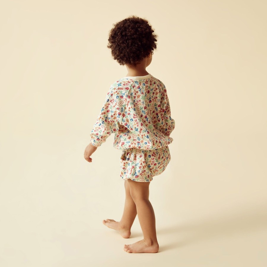 Child [2-14] Wilson & Frenchy Jumpers | Wilson And Frenchy Crinkle Sweat Tropical Garden