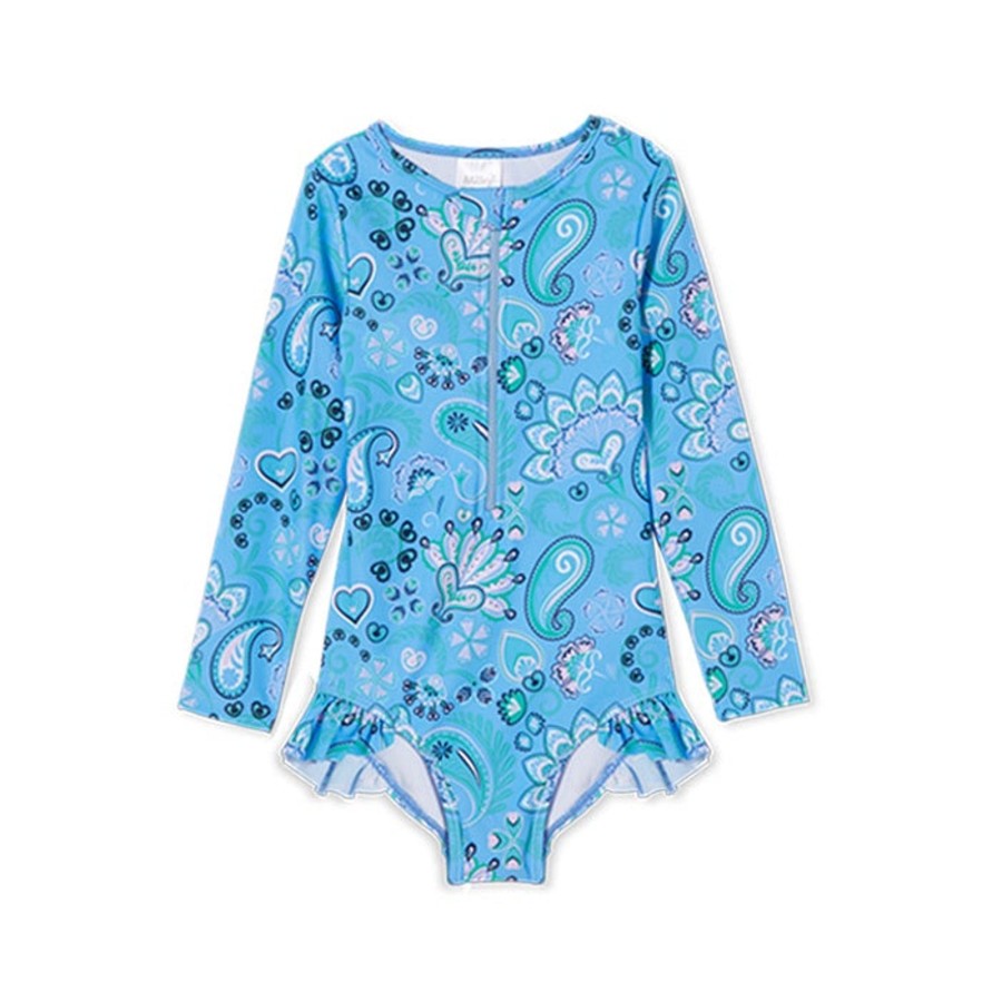 Child [2-14] Milky Swim | Milky Summer Long Sleeve Swimsuit - Little Boy Blue