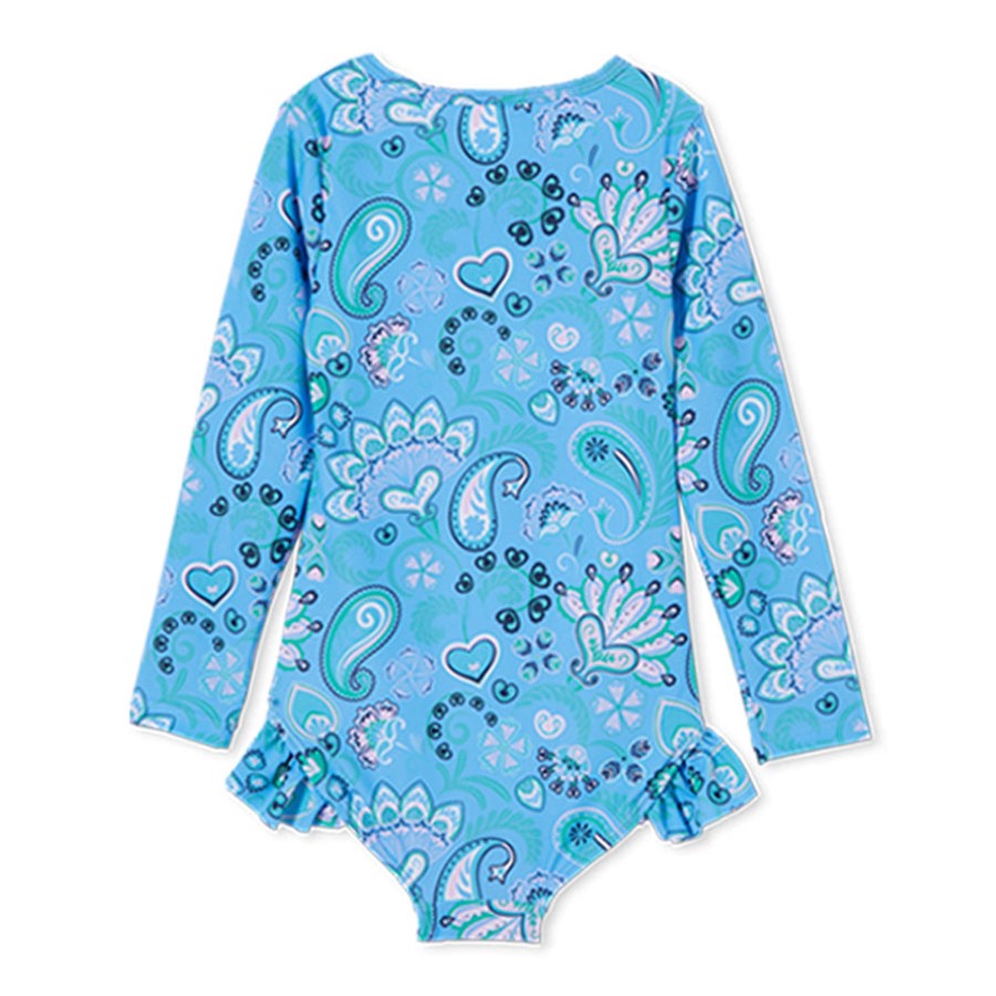 Child [2-14] Milky Swim | Milky Summer Long Sleeve Swimsuit - Little Boy Blue