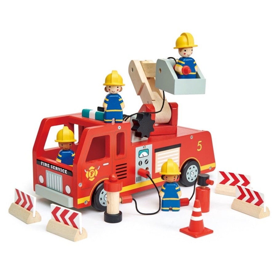 Play + Learn Tenderleaf Vehicles | Fire Engine Set