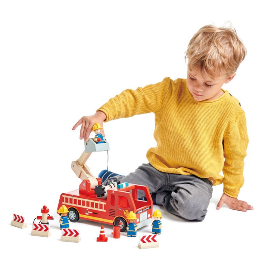 Play + Learn Tenderleaf Vehicles | Fire Engine Set