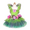 Play + Learn Great Pretenders Dress Ups | Green Fairy Blooms Deluxe Dress With Wings - Size 3-4