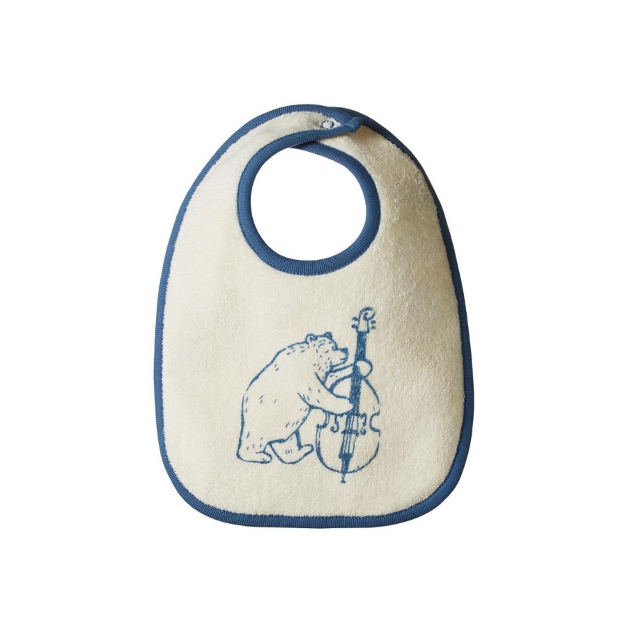 Baby [0-23M] Nature Baby Bibs | Nature Baby Reversible Bib - Bluegrass Bears Print