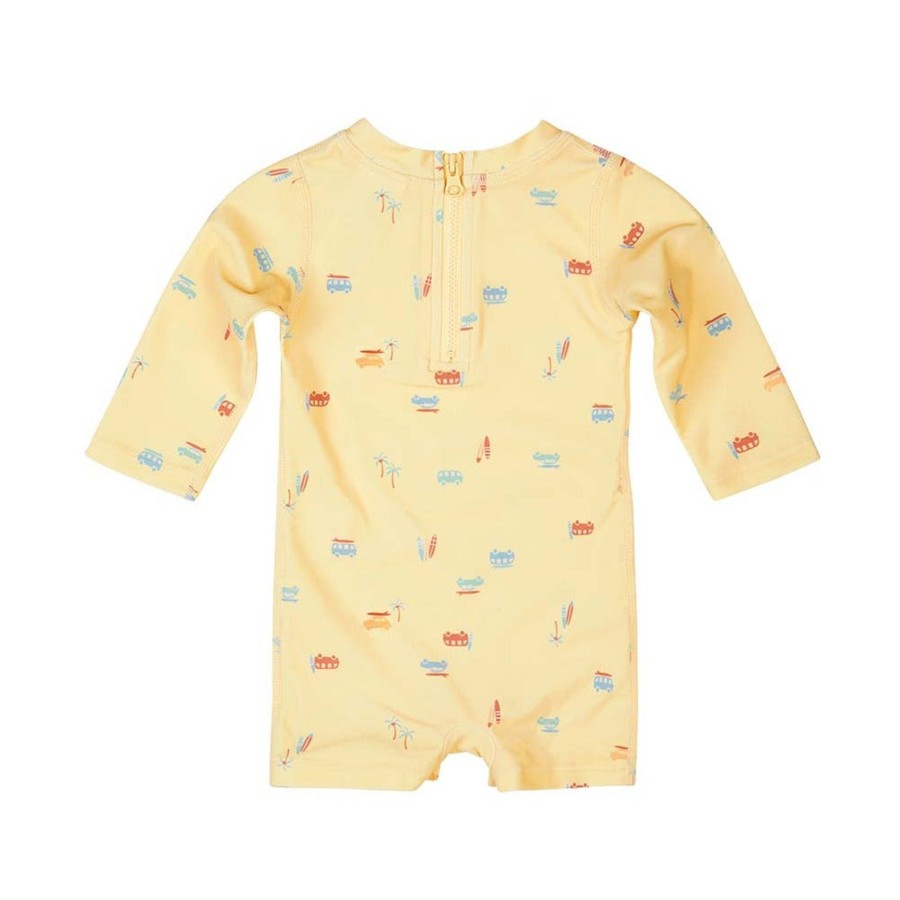 Baby [0-23M] Toshi Swim | Toshi Swim Baby Onesie Long Sleeve - Sunny