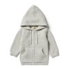 Baby [0-23M] Wilson & Frenchy Outerwear | Wilson And Frenchy Knitted Zipped Jacket - Grey Melange