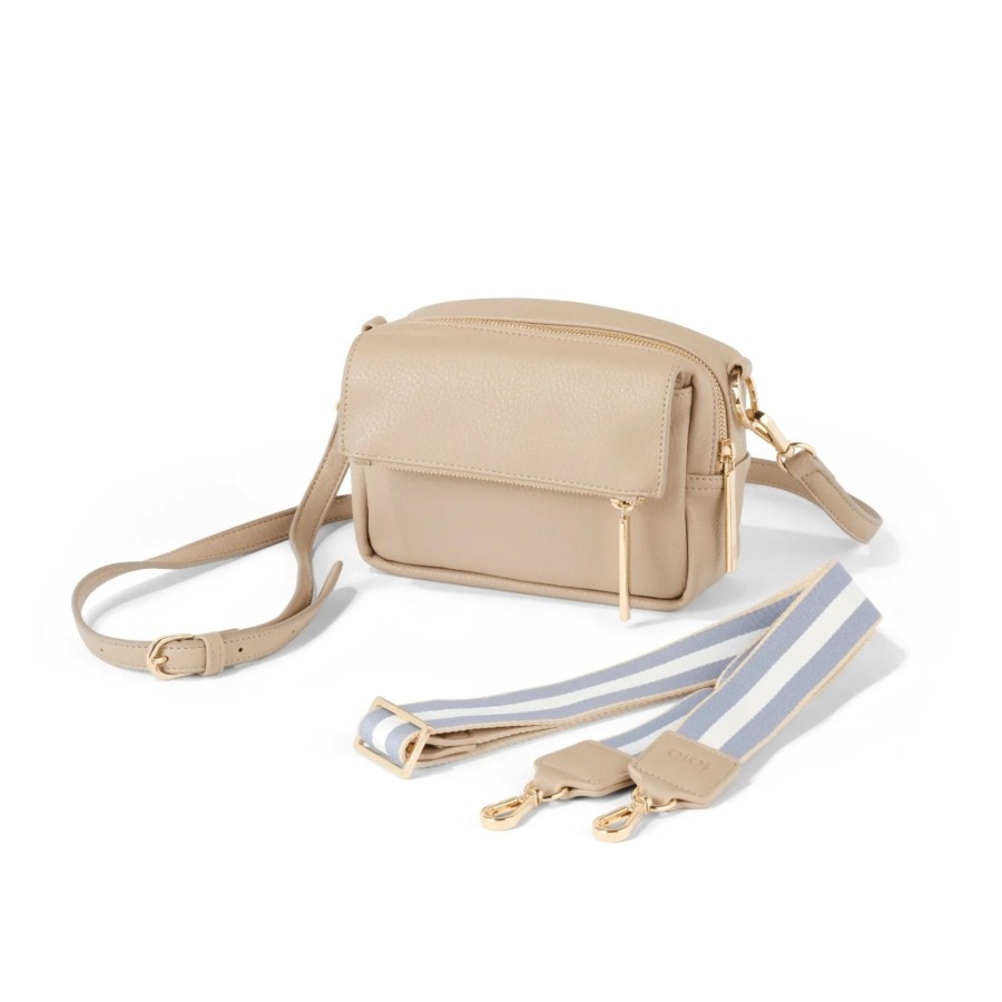 Grown Ups Oi Oi | Oioi Playground Cross-Body Bag Oat Dimple