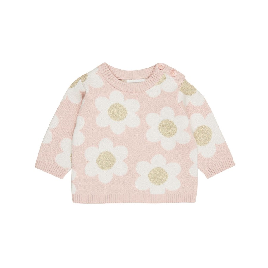 Baby [0-23M] Huxbaby Jumpers | Huxbaby Daisy Knit Jumper