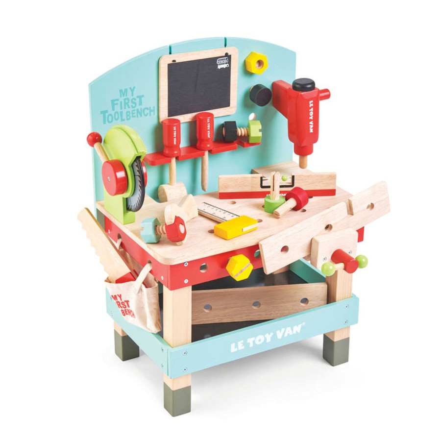 Play + Learn Le Toy Van Wooden Toys | My First Wooden Tool Bench