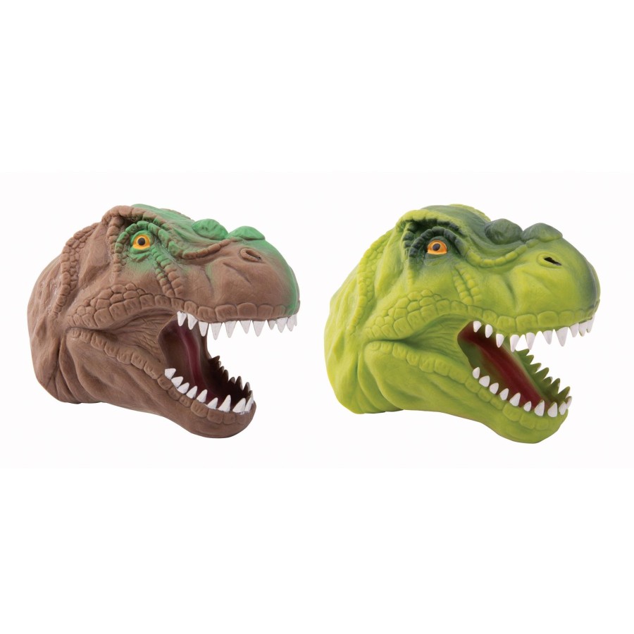 Play + Learn IS GIFT Small + Fun | T-Rex Hand Puppet - Assorted