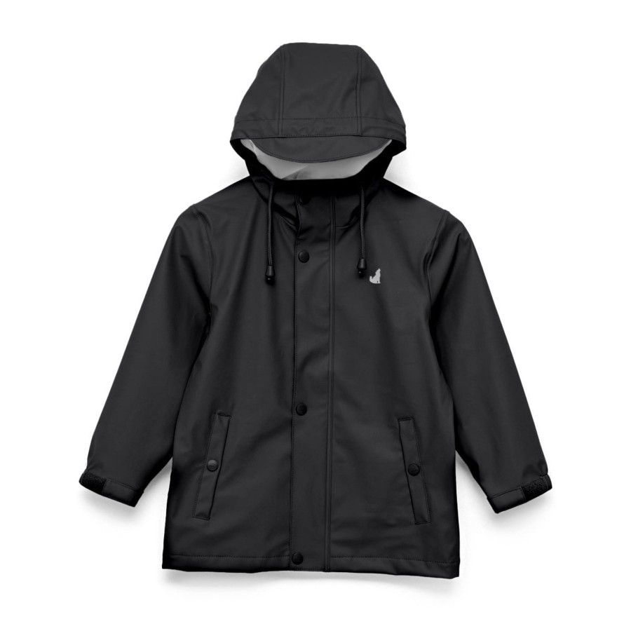 Child [2-14] Crywolf Rainwear | Crywolf Play Jacket - Black