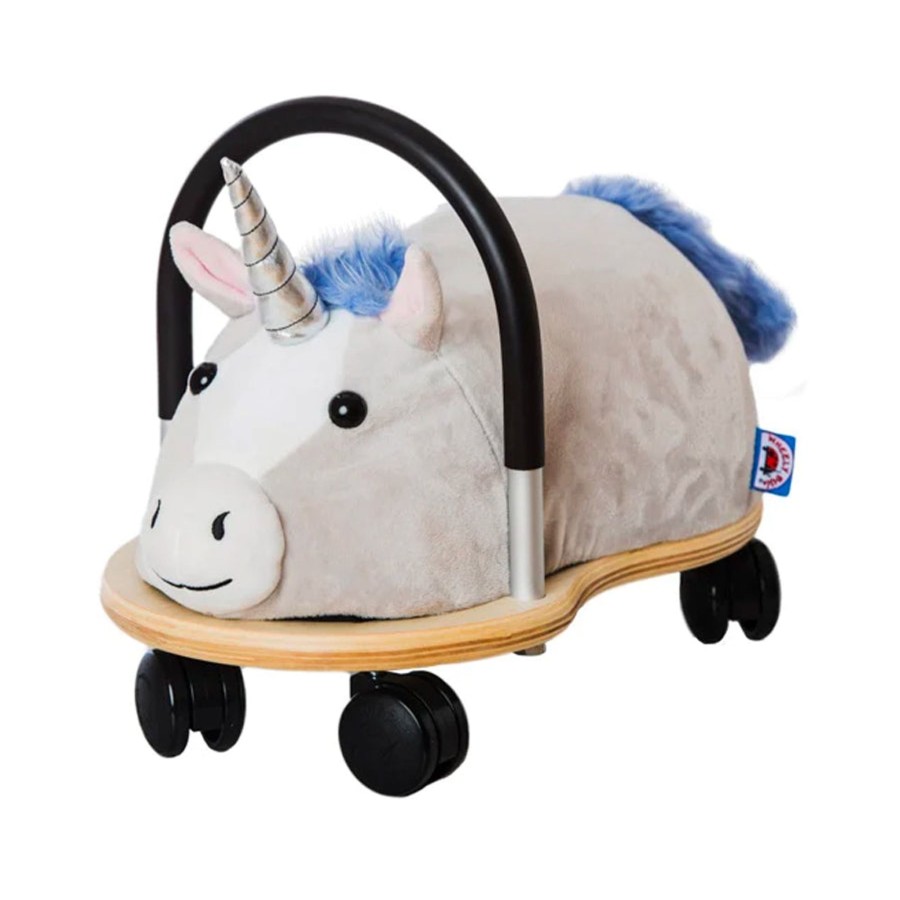 Play + Learn Wheely Bug Ride Ons + Push Alongs | Wheely Bug Plush - Unicorn