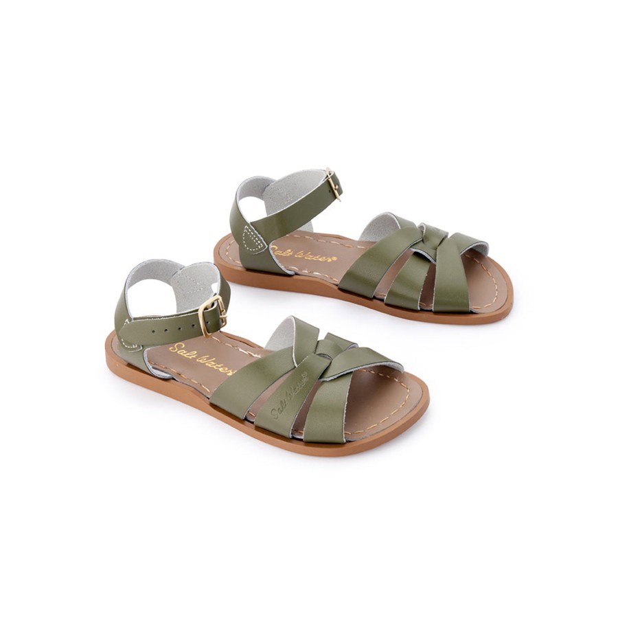 Child [2-14] Saltwater Sandals Footwear | Saltwater Sandals Original Olive