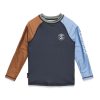 Baby [0-23M] Crywolf Swim | Crywolf Rash Vest Ocean Grey Combo