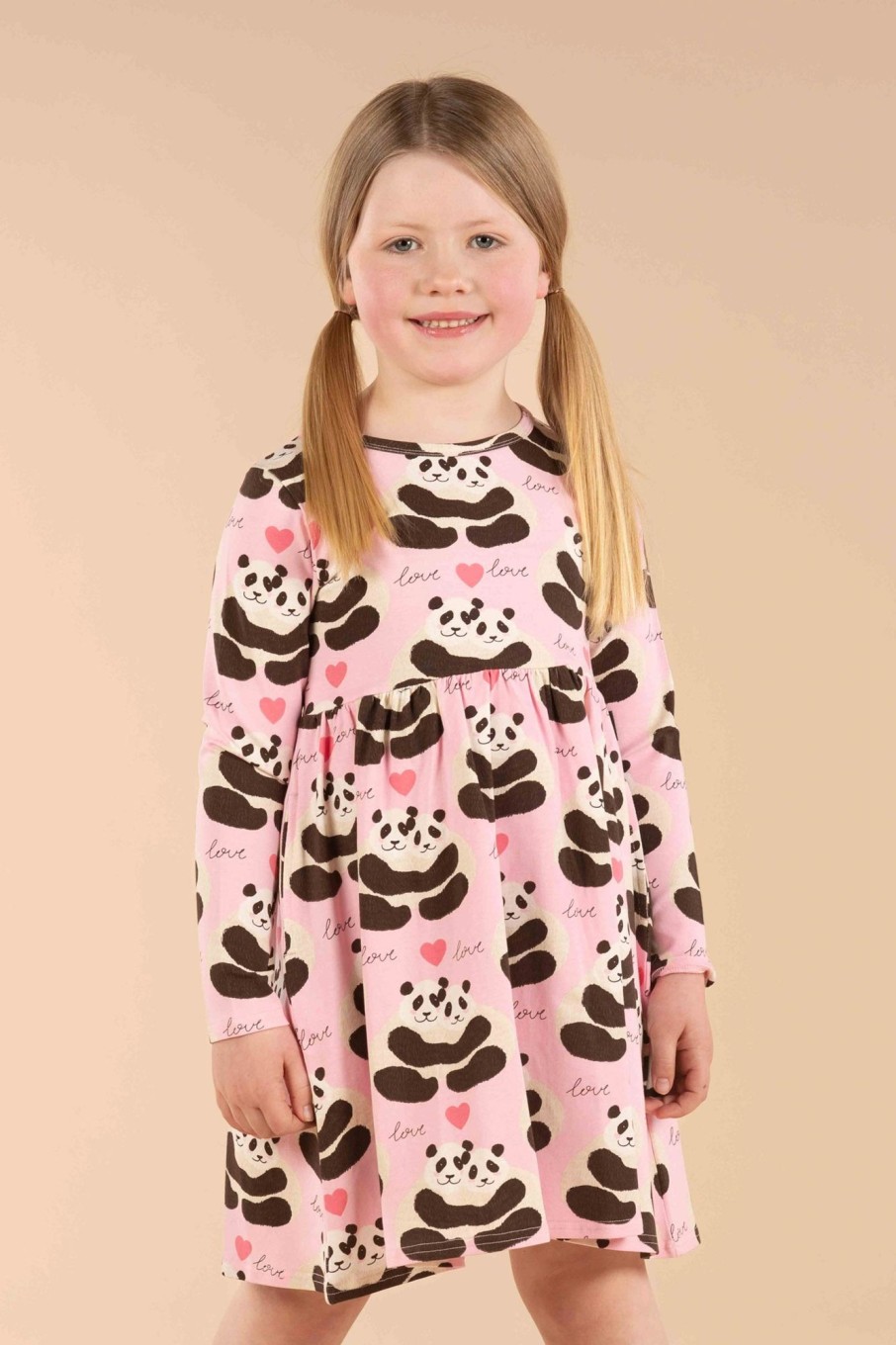 Child [2-14] Rock Your Baby Dresses | Rock Your Baby Panda Love Dress