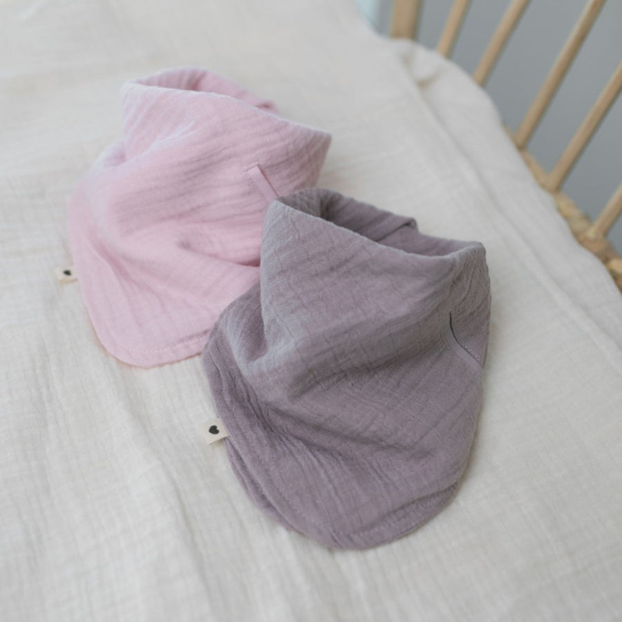 Baby [0-23M] Bibs Bibs | Bibs Bandana Bib - Dusky Lilac