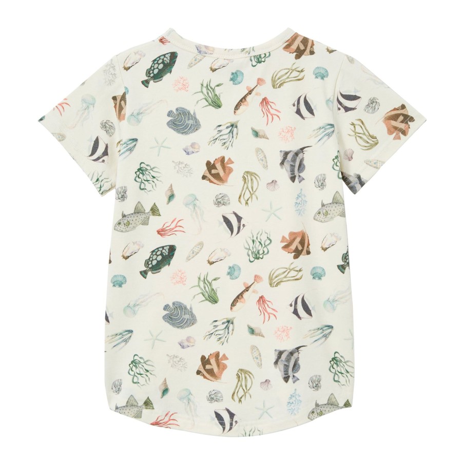 Baby [0-23M] Milky Tops | Milky Marine Tee - Oatmeal