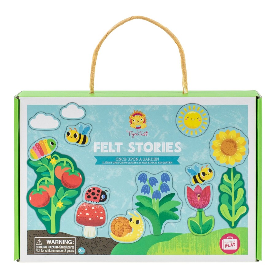 Play + Learn Tiger Tribe Activity Sets | Felt Stories - Once Upon A Garden