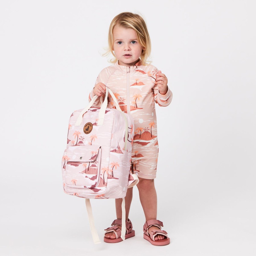 Child [2-14] Crywolf Bags + Mealtime | Crywolf Mini Backpack Sunset Lost Island