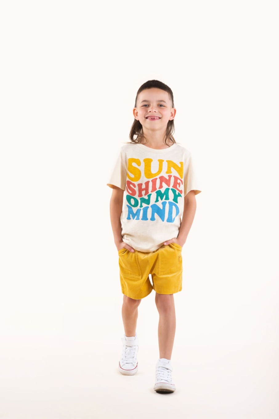 Child [2-14] Rock Your Baby Tops | Rock Your Baby T-Shirt - Sunshine