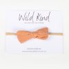 Baby [0-23M] Wild Kind Hair Accessories | Wild Kind Dorothy Linen Bow Headband - Autumn