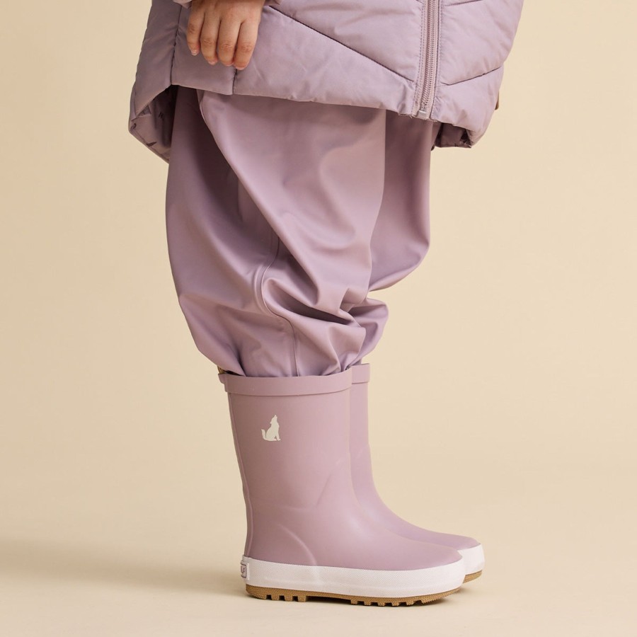 Baby [0-23M] Crywolf Rainwear | Crywolf Rain Boots - Lilac