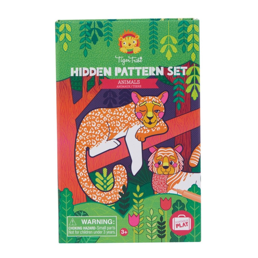 Play + Learn Tiger Tribe Activity Sets | Hidden Pattern - Animals