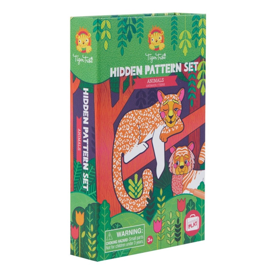 Play + Learn Tiger Tribe Activity Sets | Hidden Pattern - Animals