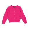 Child [2-14] Rock Your Baby Knitwear | Rock Your Baby Hot Pink Knit Cardigan