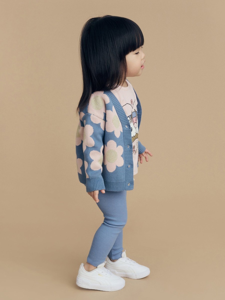 Baby [0-23M] Huxbaby Jumpers | Huxbaby Daisy Boxy Cardi