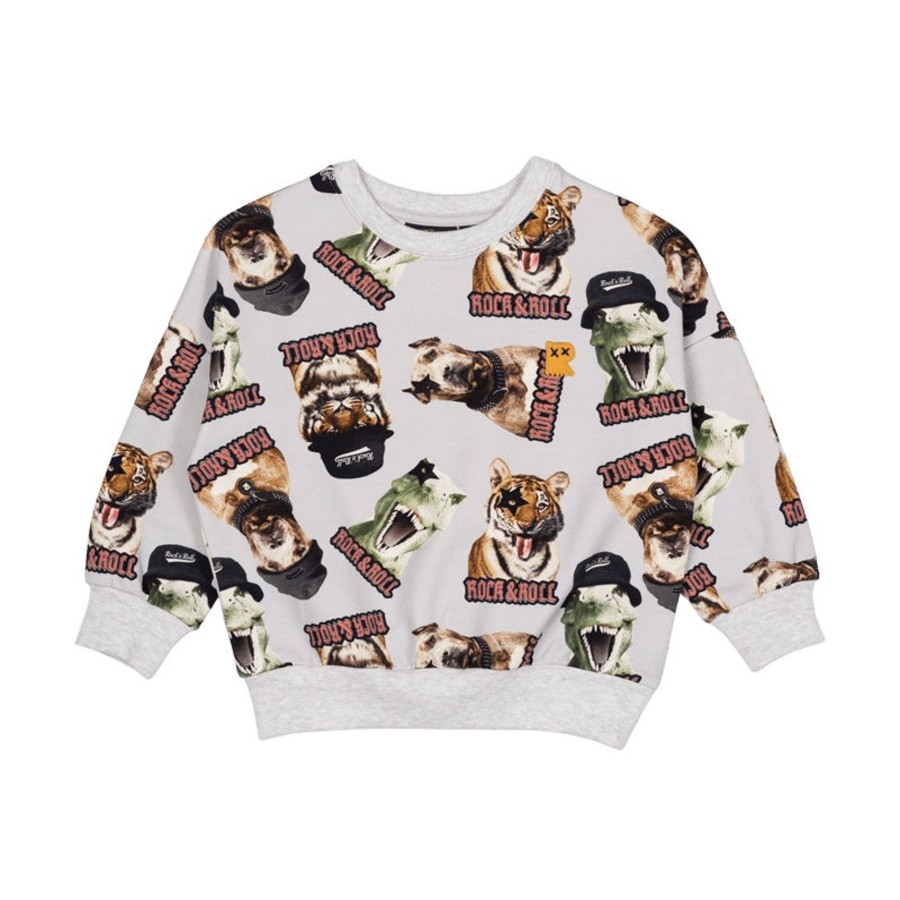 Child [2-14] Rock Your Baby Jumpers | Rock Your Baby Rock Stars Sweatshirt