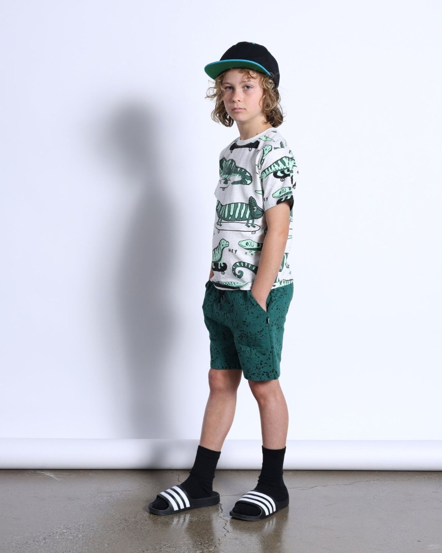 Child [2-14] Minti Bottoms | Minti Speckle Short - Green