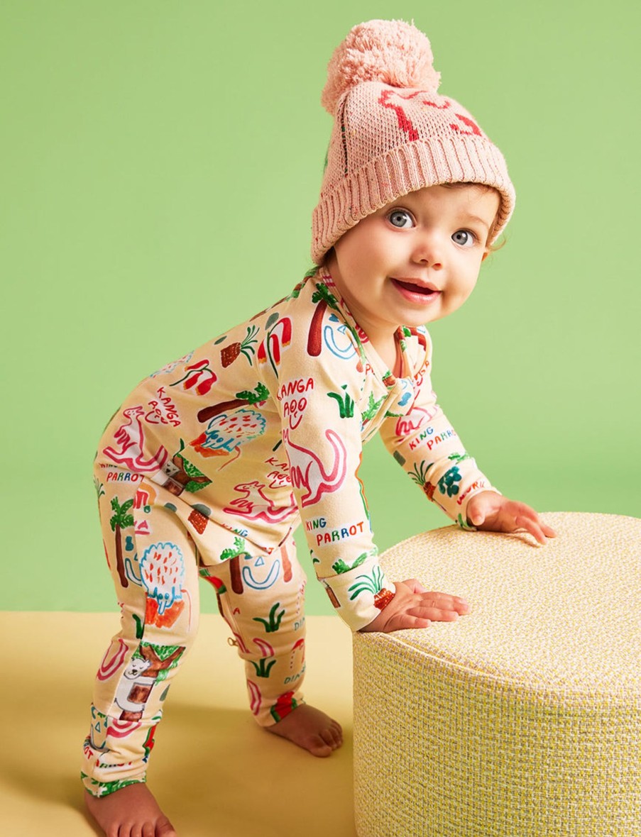 Baby [0-23M] Halcyon Nights Beanies | Halcyon Nights Cotton Knit Beanie - Rusty Koala