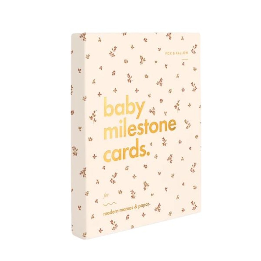 Baby [0-23M] Fox & Fallow Milestones | Fox & Fallow Baby Milestone Cards - Broderie