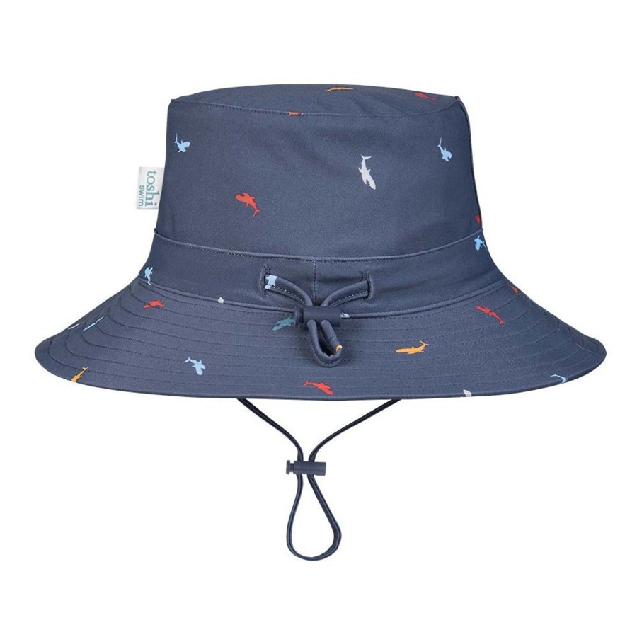 Child [2-14] Toshi Hats | Toshi Swim Kids Sunhat - Big Blue