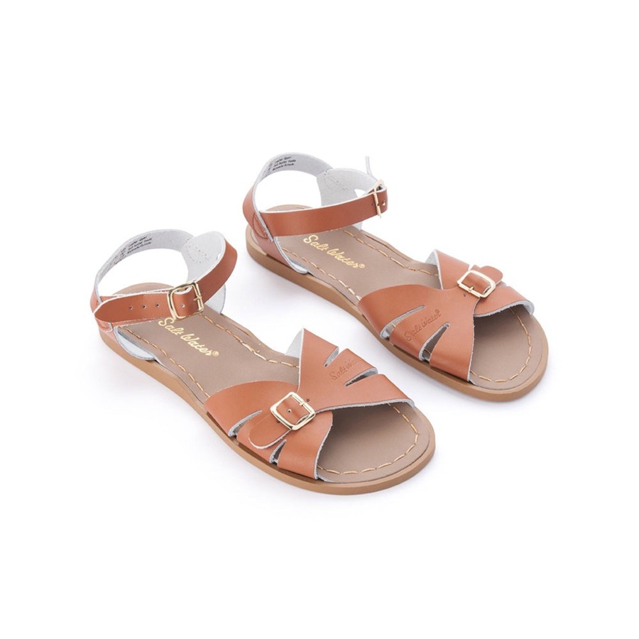 Child [2-14] Saltwater Sandals Footwear | Saltwater Sandals Classic Tan